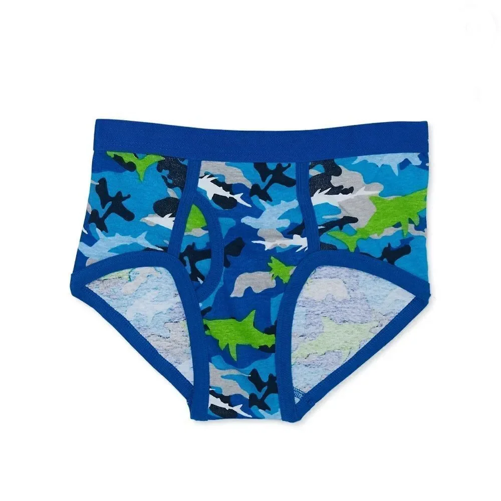 Boys Cotton Brief Underwear 2, 5-Packs